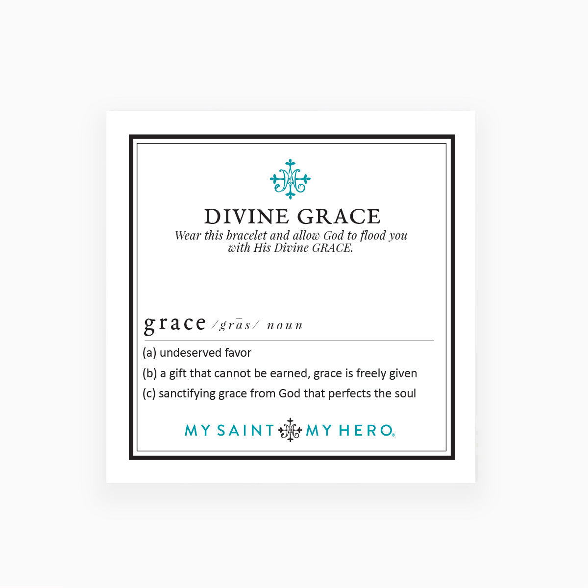Divine Grace Cross Bracelet by My Saint My Hero