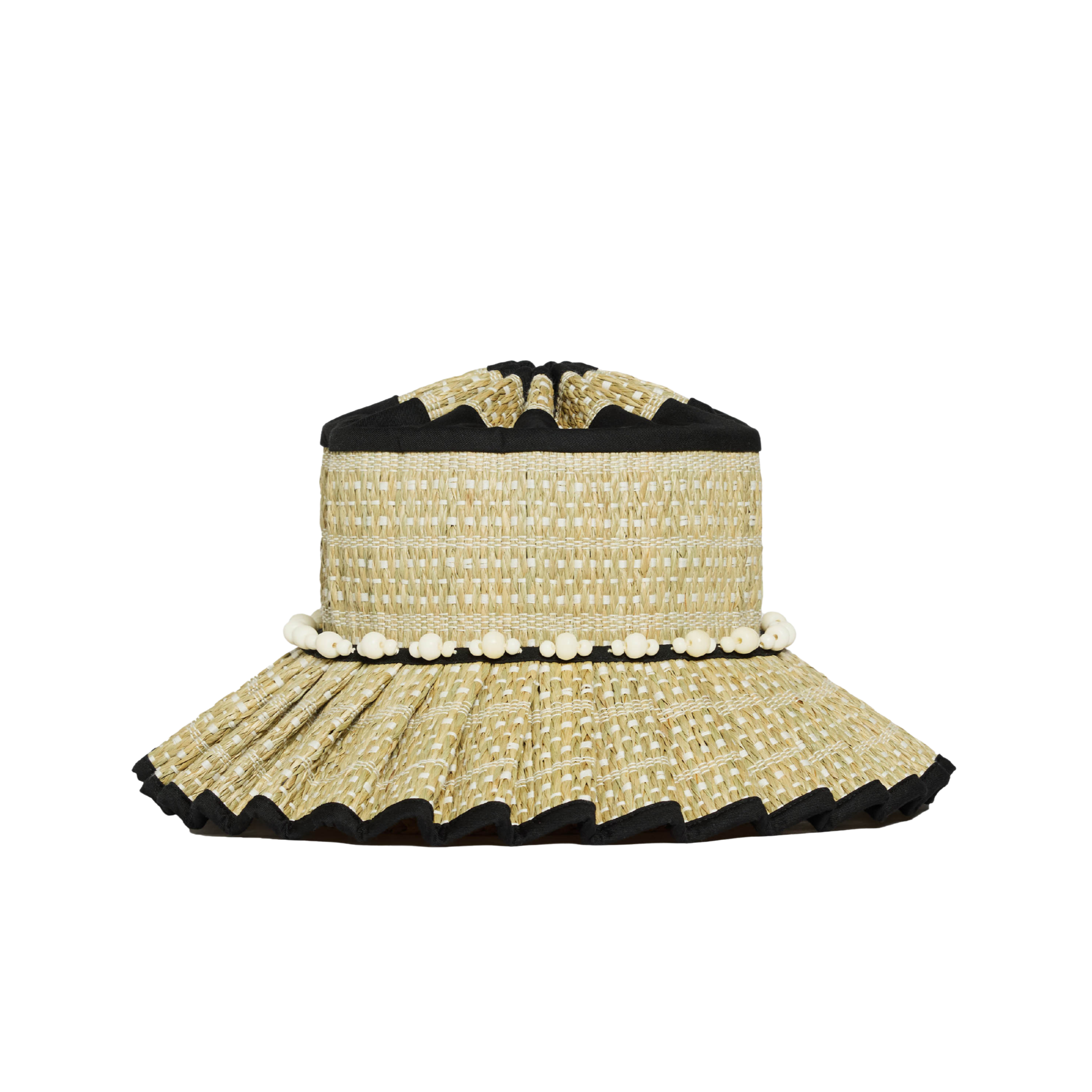 Natalie Simkins Exclusive Braided Black Truffle | Midi Capri Hat by Lorna Murray