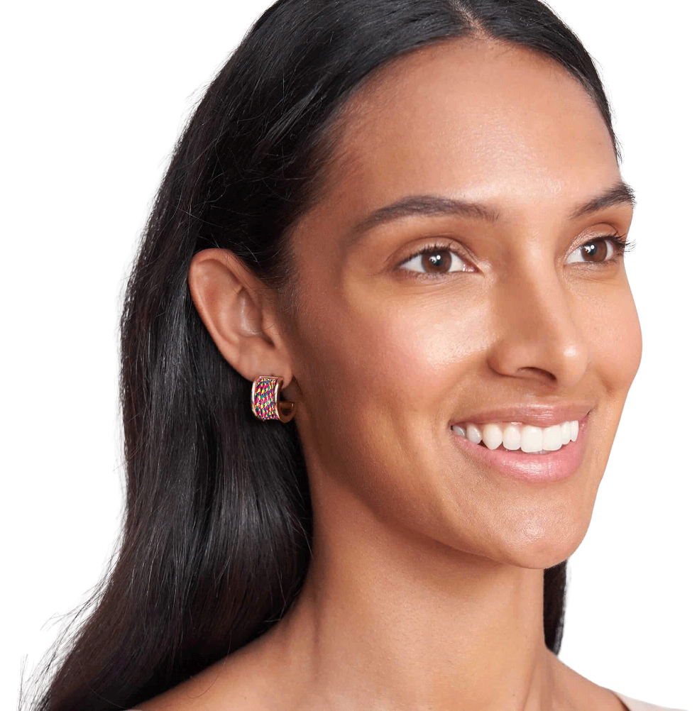 Rose Huggie Earring by Akola