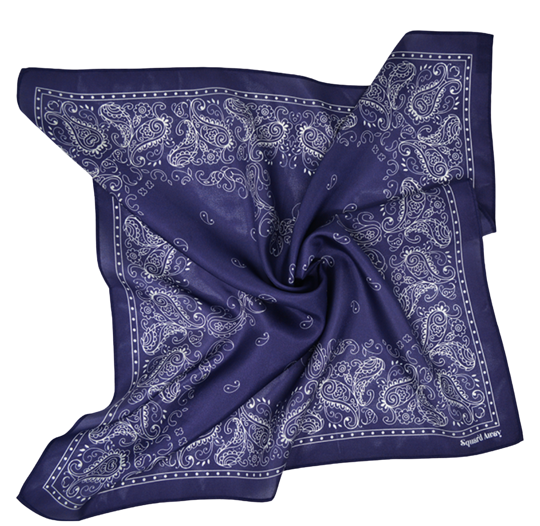 The Badlands- Navy Scarf by Squar'd Away