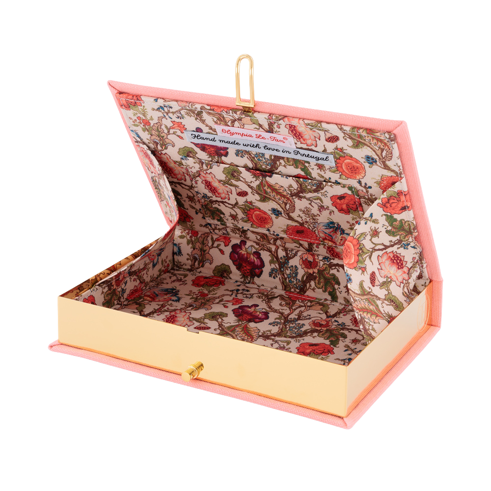 Cocktail Embroidered Book Clutch by Olympia Le Tan