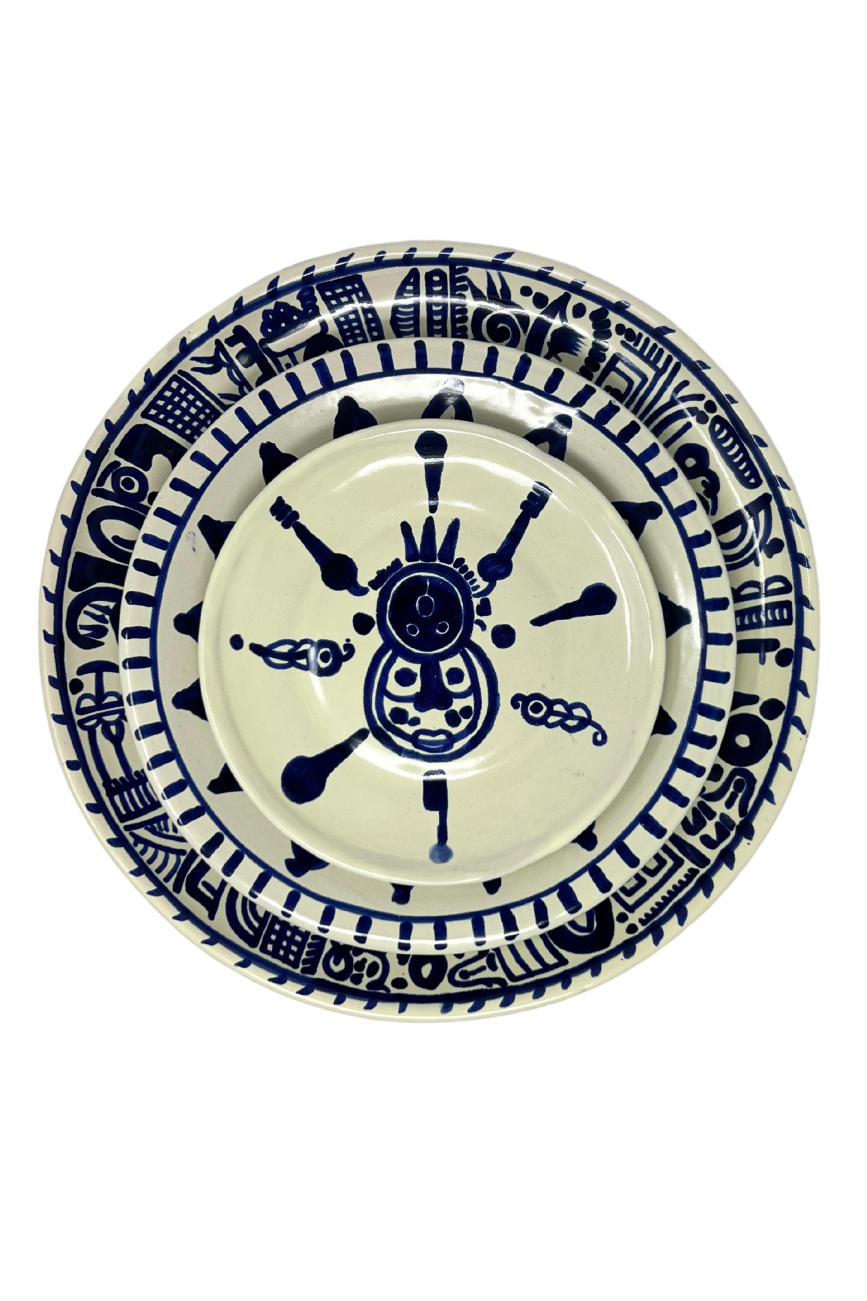 Aztec 12-Piece Dinnerware Set by Agave (HerStory Exclusive)