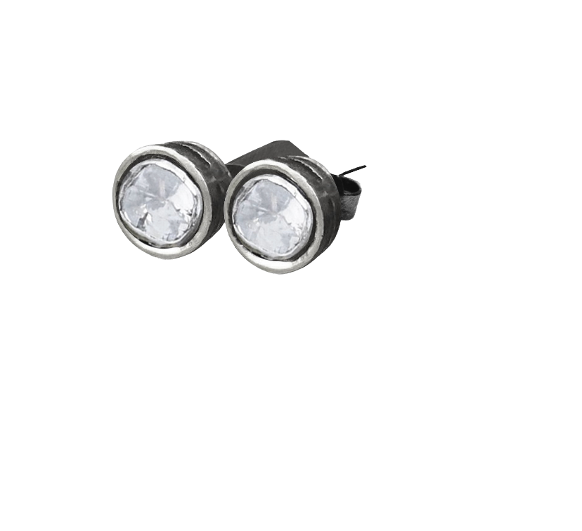 Diamond Stud Earrings by S. Carter Designs