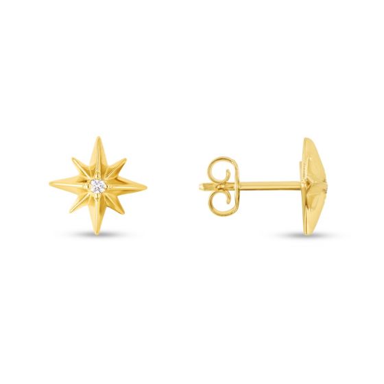 North Star Stud Earrings by George Francis