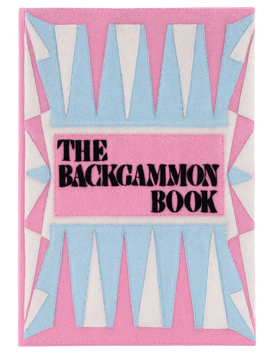 Pink Backgammon Giant Board Game Book Clutch by Olympia Le Tan