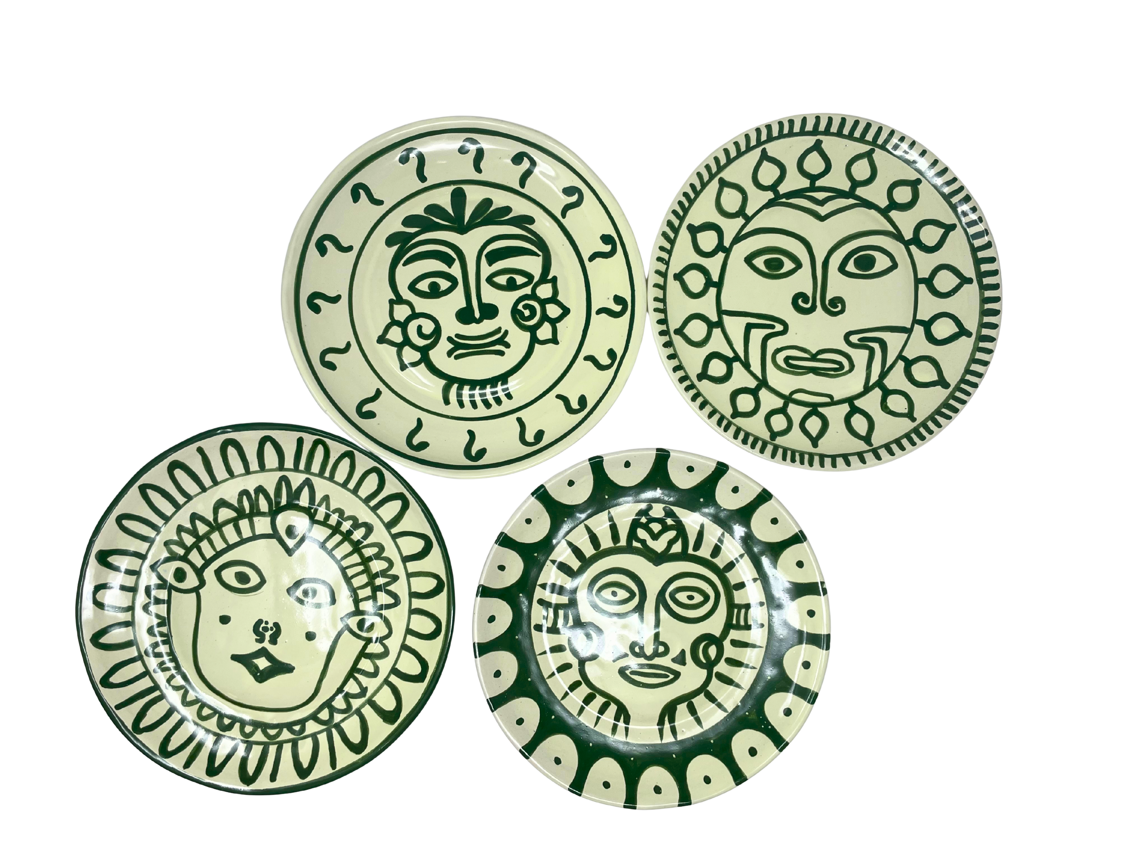 Echoes of the Ancients Dinner Plate - Set of 4 by Agave (HerStory Exclusive)