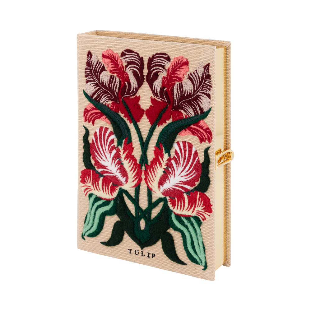 Tulip Book Clutch by Olympia Le-Tan