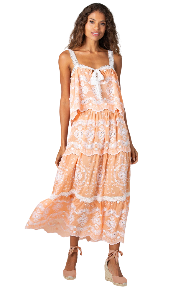 Loreline Midi-Skirt by Miguelina