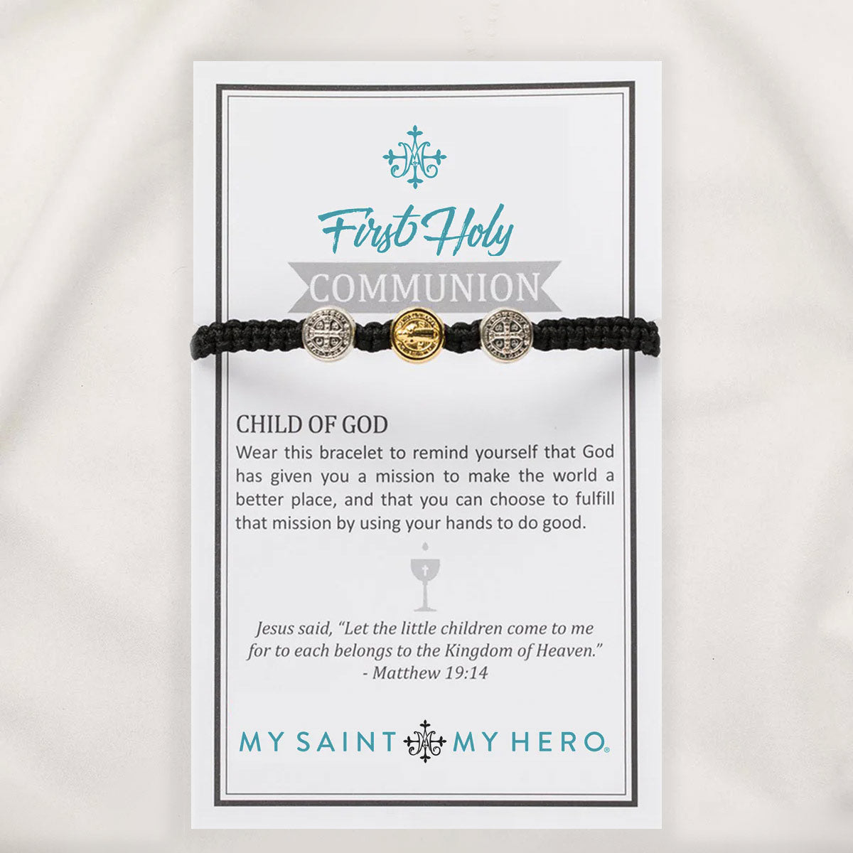 First Holy Communion Child of God Bracelet by My Saint My Hero