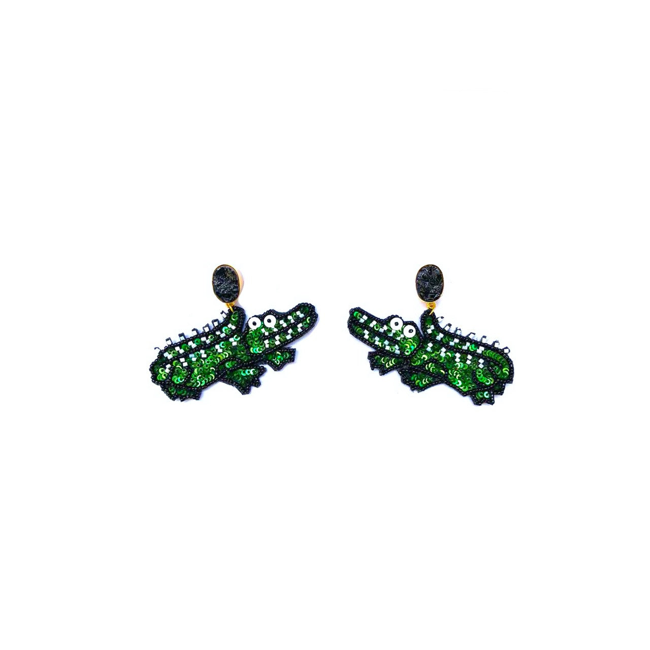 Gator Earrings by Simitri