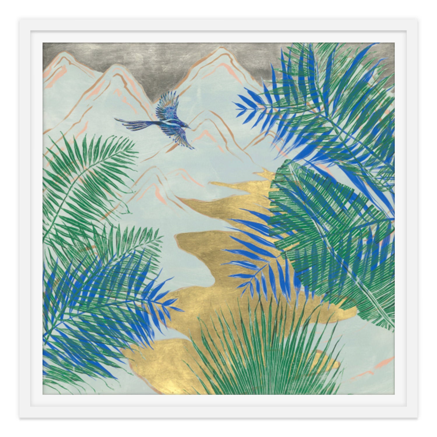 Gilded Jungle Print by Krane Home
