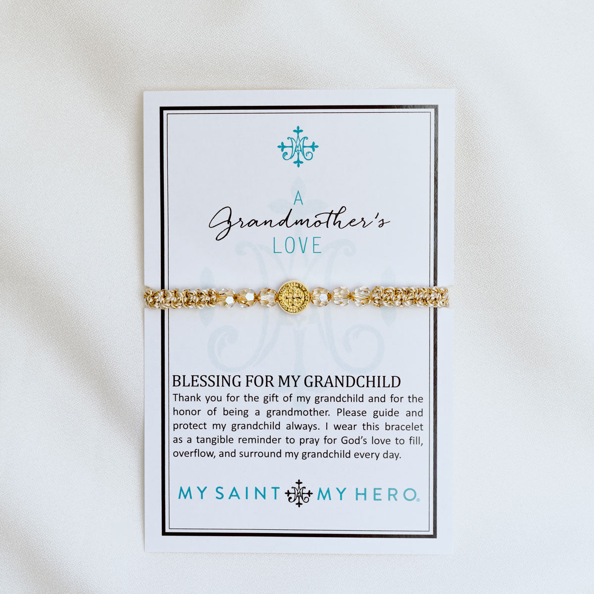 A Grandmother's Love Blessing Bracelet by My Saint My Hero