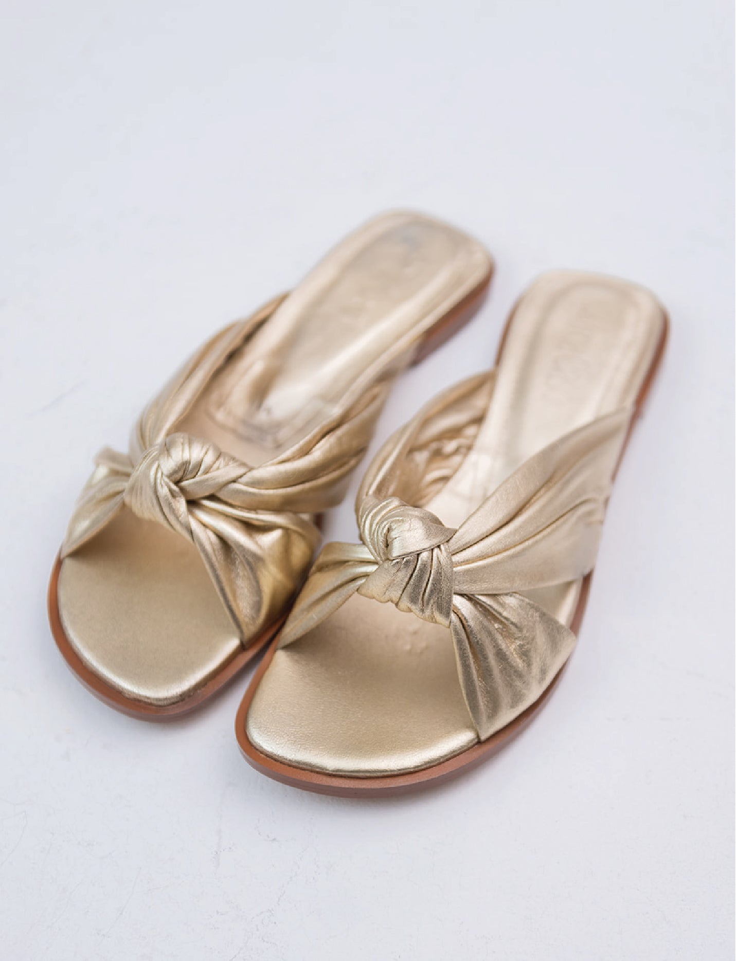 Elena Sandals - Ash Gold by Alma Caso