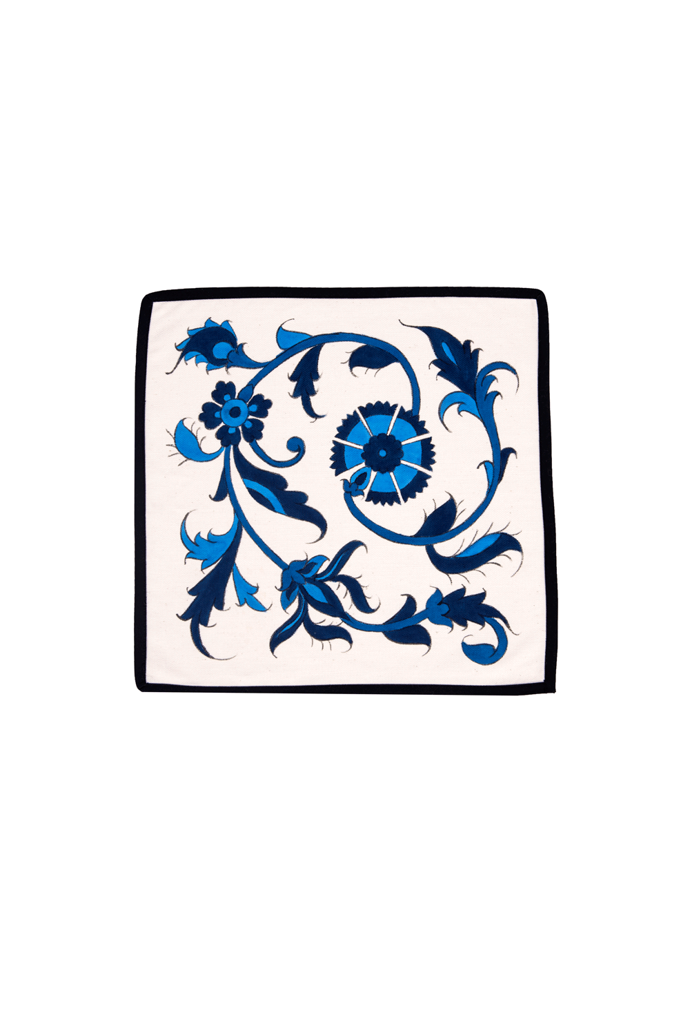 Isfahan Hand Painted Napkins - Blue by Rosewater House