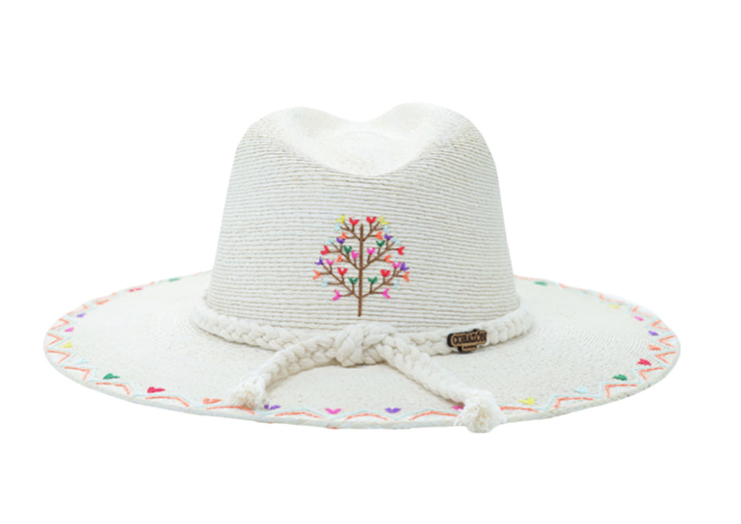 Tree of Love Palm Hat | Handmade Beach Hat by Corazon Playero