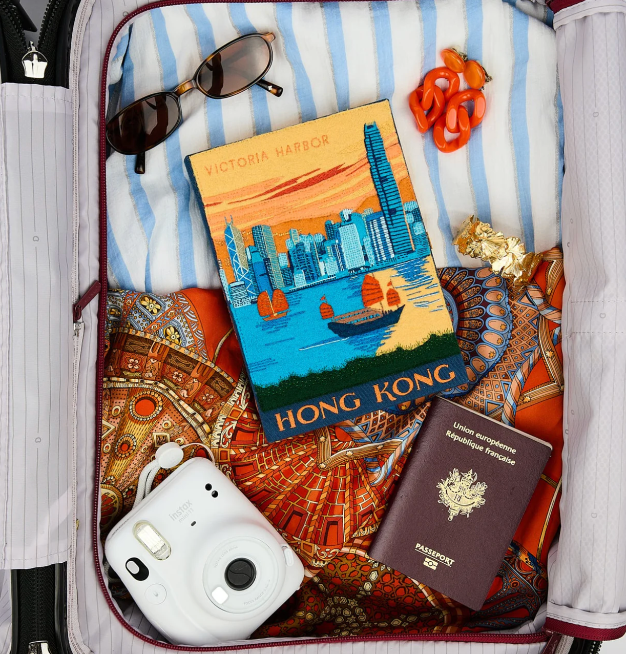 Hong Kong Book Clutch by Olympia Le Tan