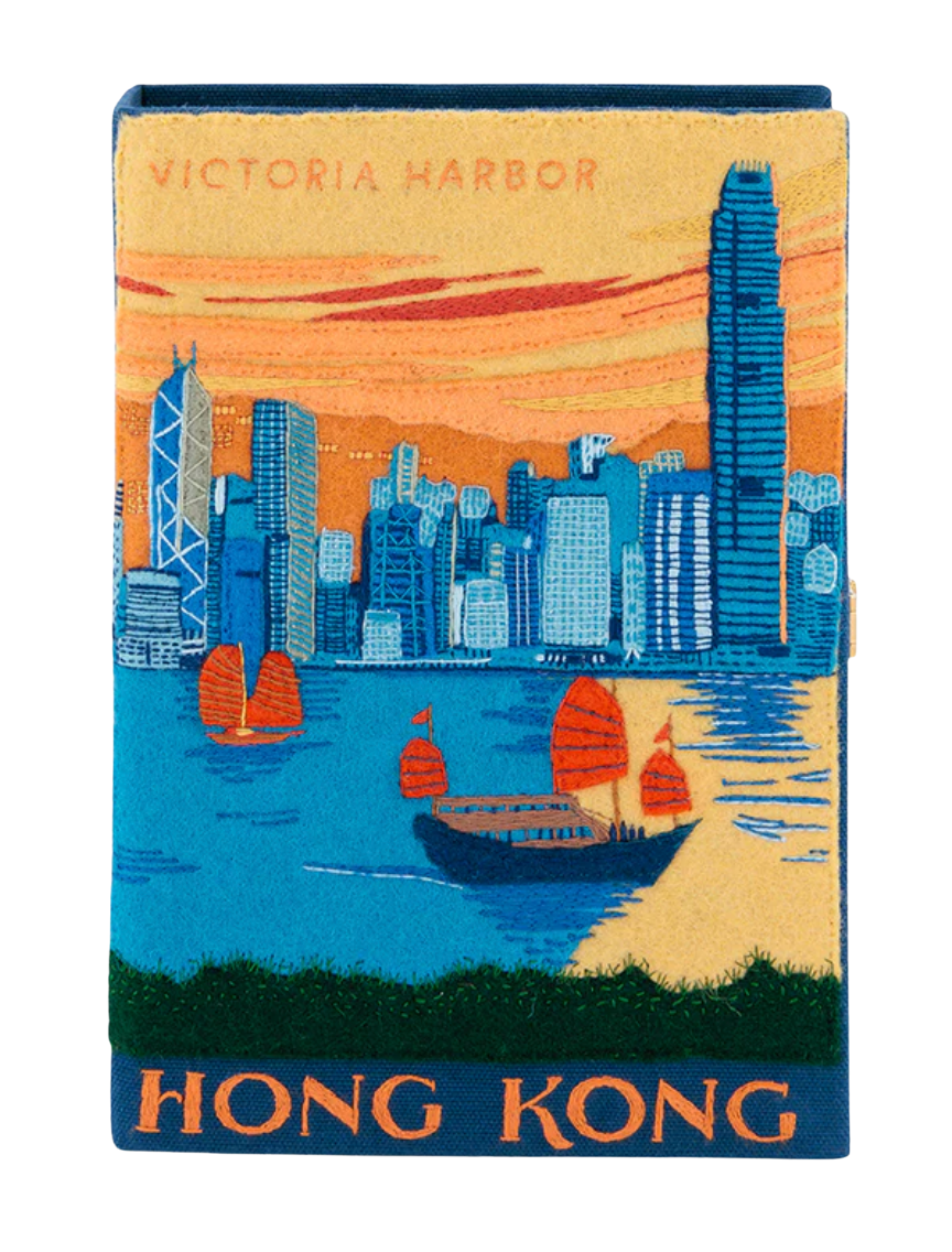 Hong Kong Book Clutch by Olympia Le Tan
