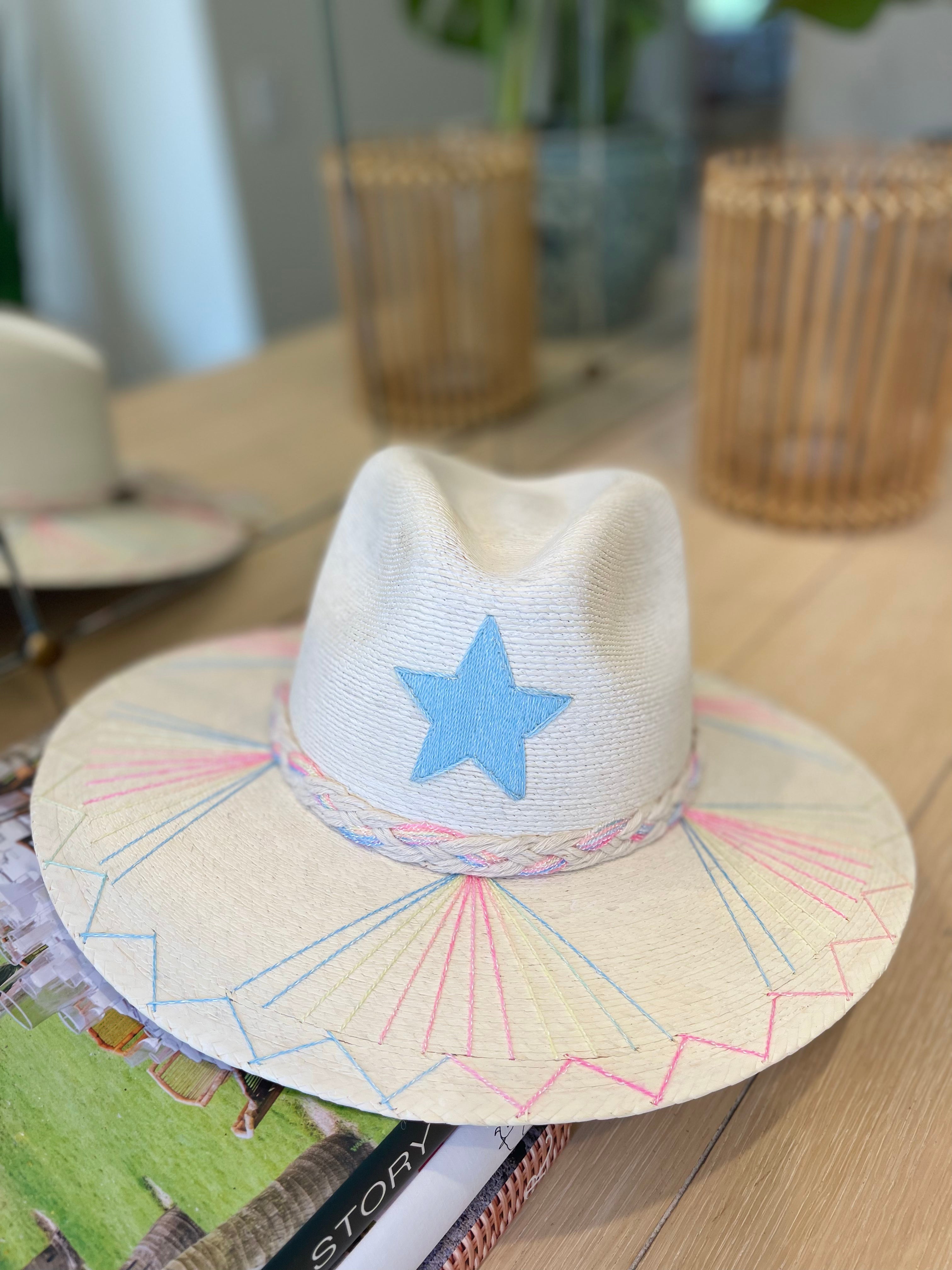 Exclusive Blue Lonestar Hat by Corazon Playero