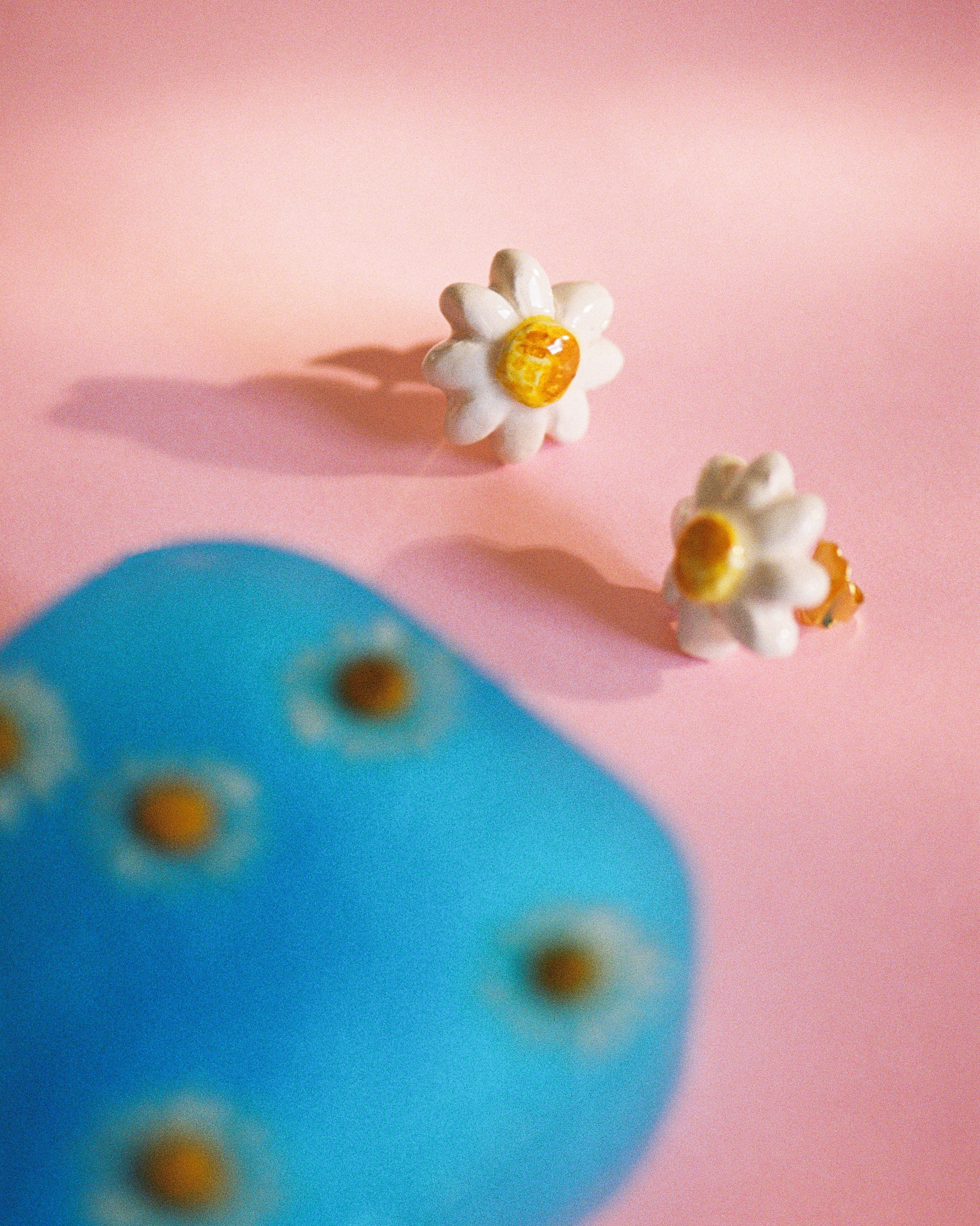 Little Ones Short Ceramic Earrings by Cashfana