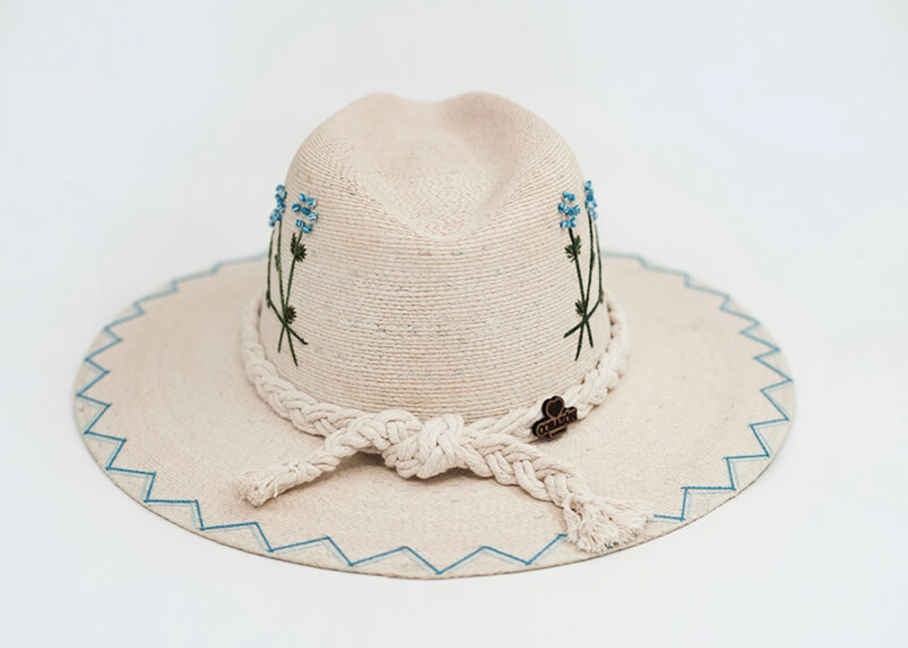 Exclusive Azul Flores Hat by Corazon Playero