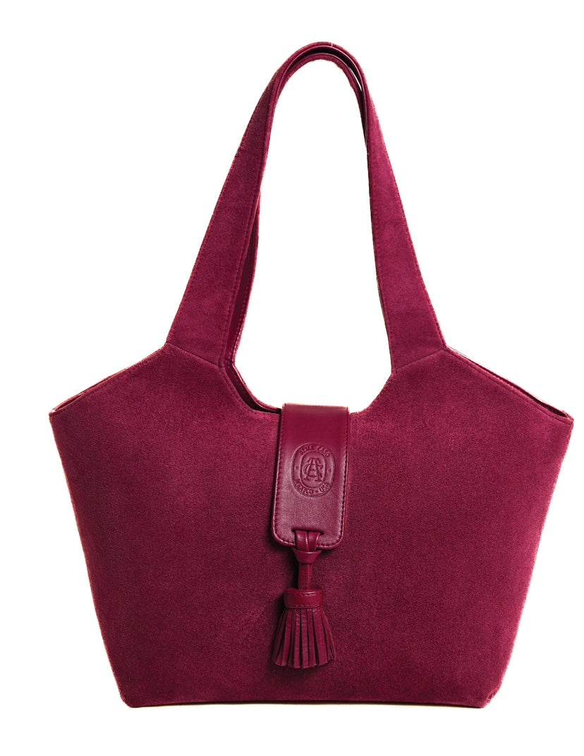 Carolina Bag Burgundy by Alma Caso