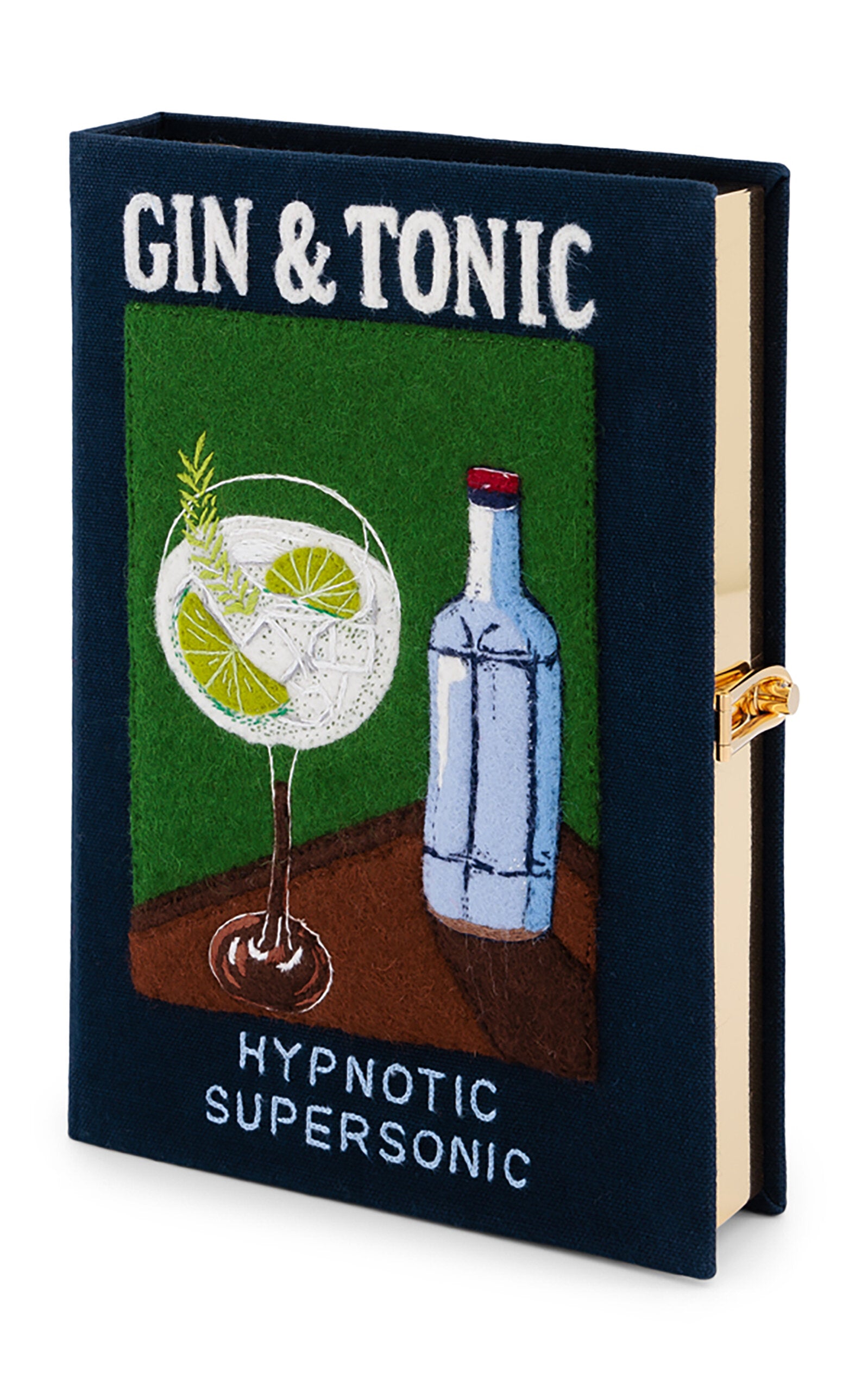 Gin & Tonic Book Clutch by Olympia Le-Tan