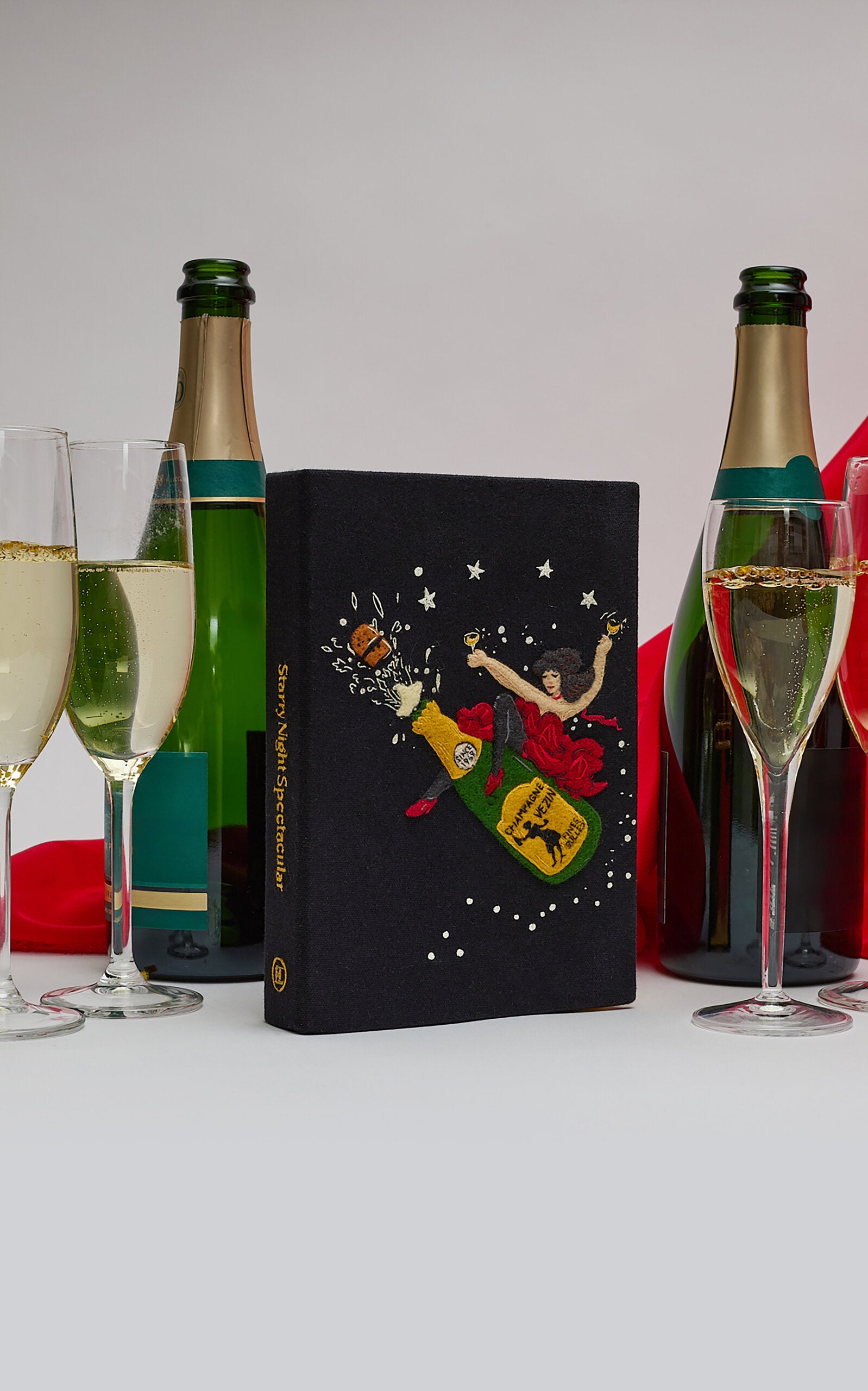 Starry Night Spectacular Book Clutch (Strapped) by Olympia Le-Tan