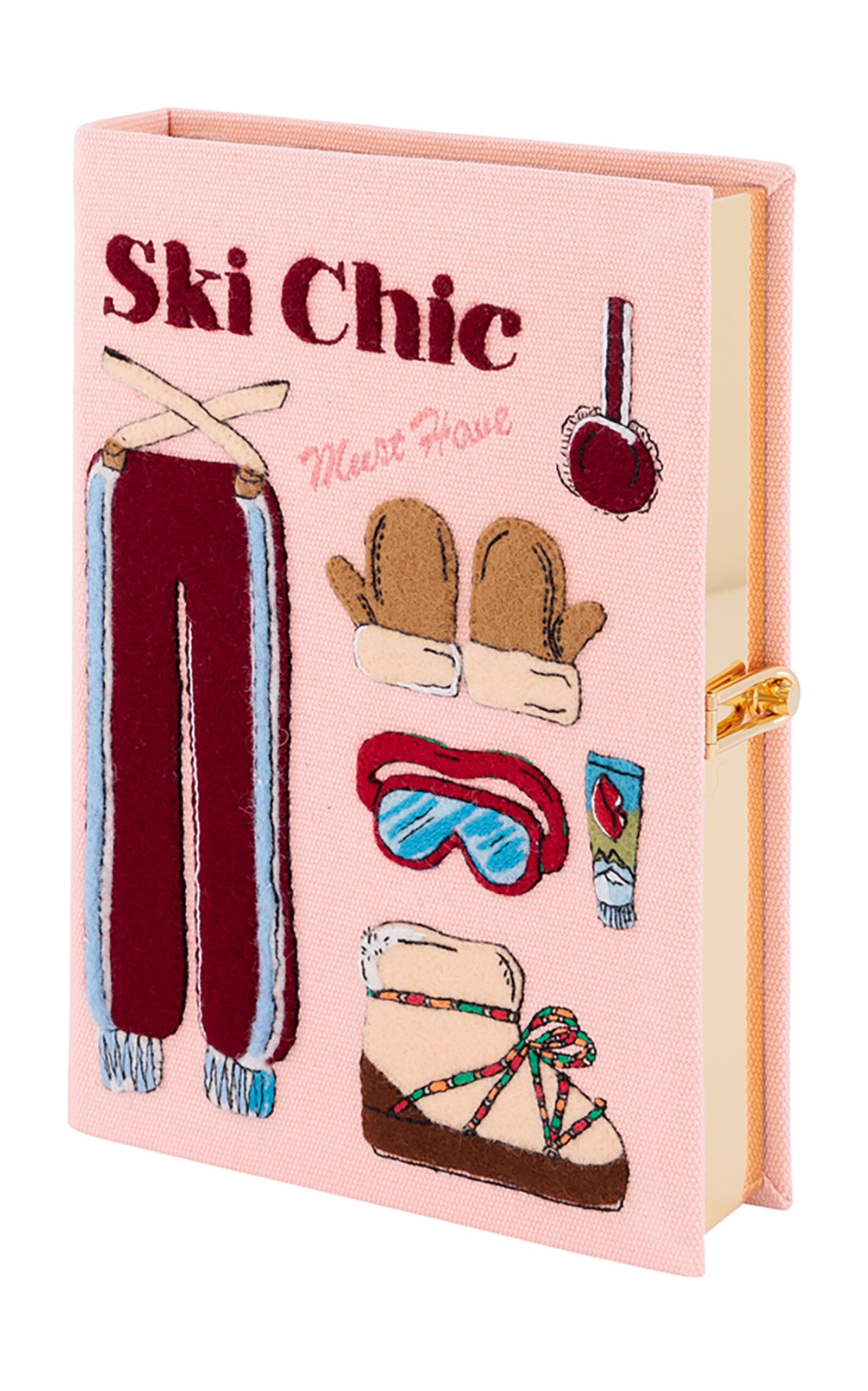 Ski Chic Book Clutch by Olympia Le-Tan