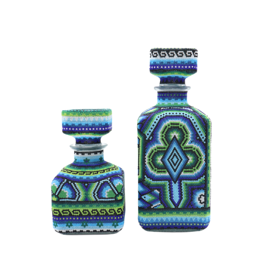 Huichol Decanter - Azul by Agave