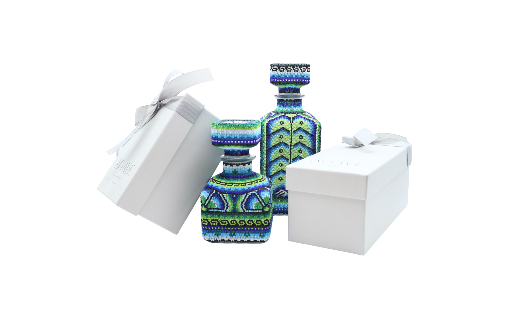 Huichol Decanter - Azul by Agave