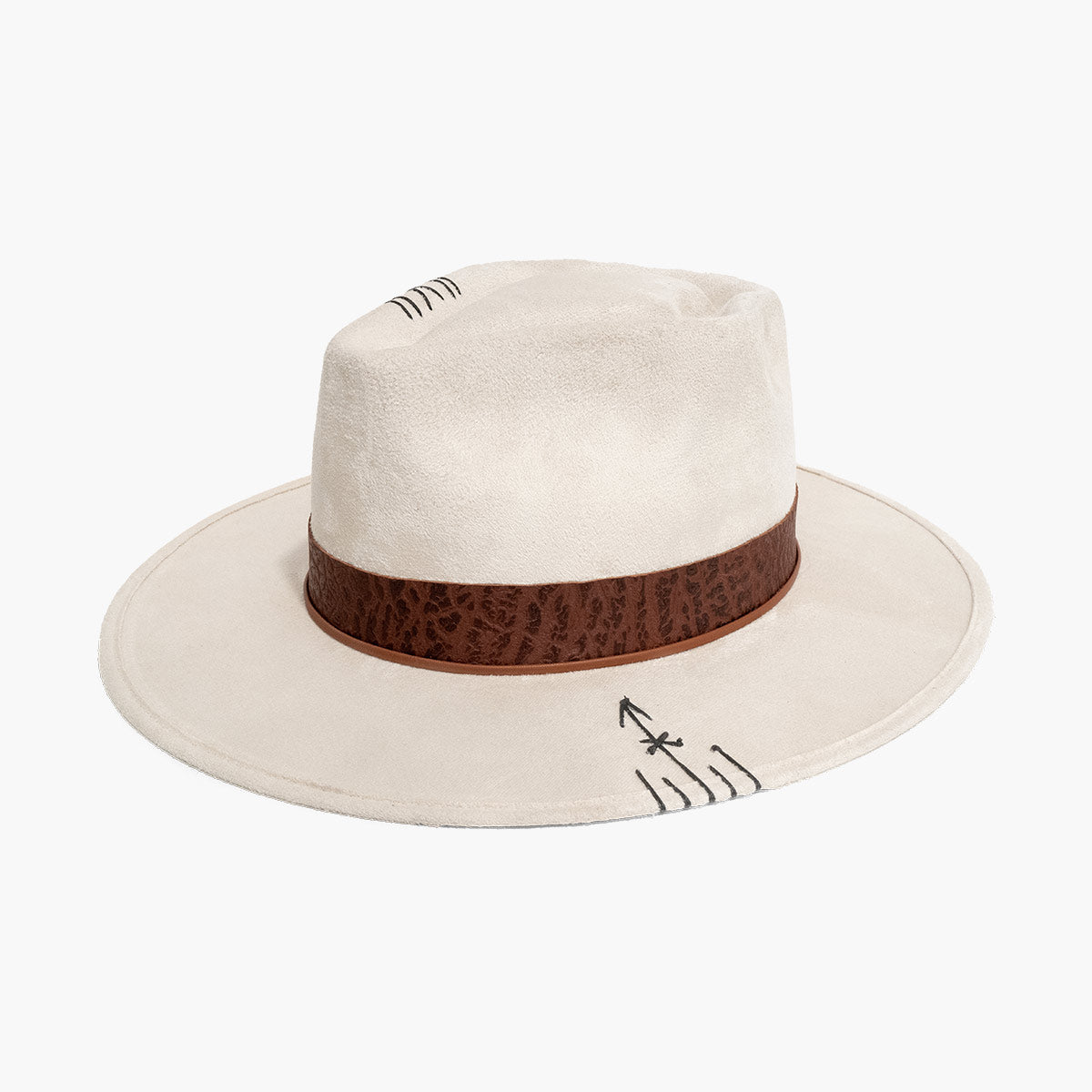 Lily Oaxaca Arrowhead Wide Brim Hat by AB.LINO