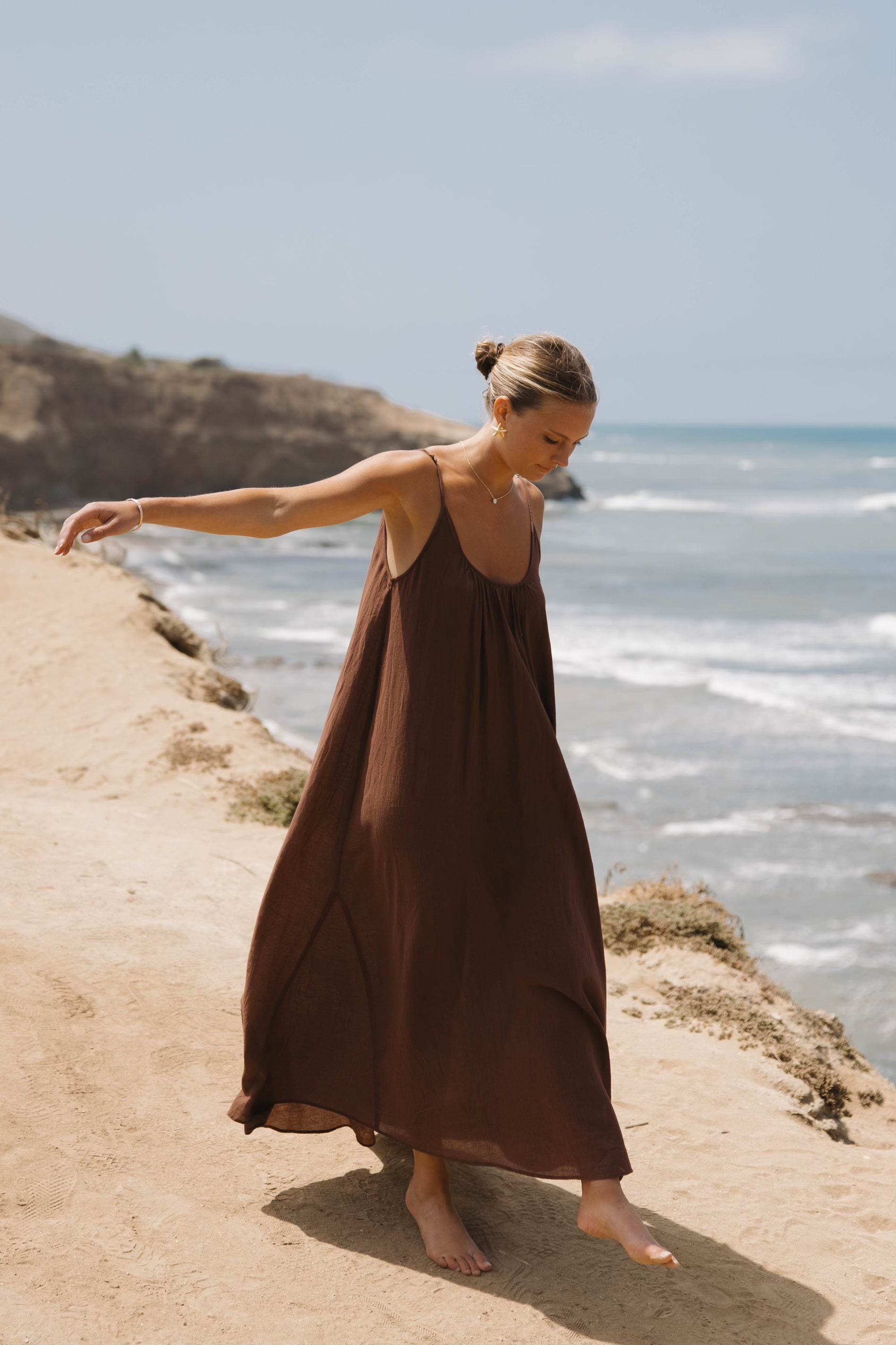 Malfi Dress - Brown by Sitano