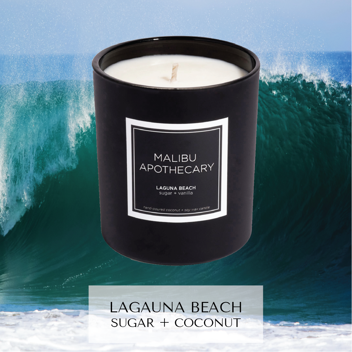 Matte Black Candle by Malibu Apothecary