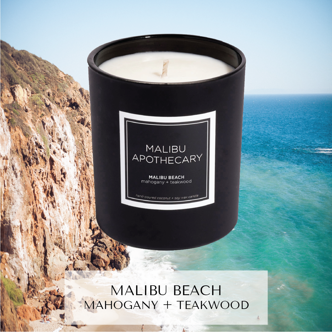 Matte Black Candle by Malibu Apothecary