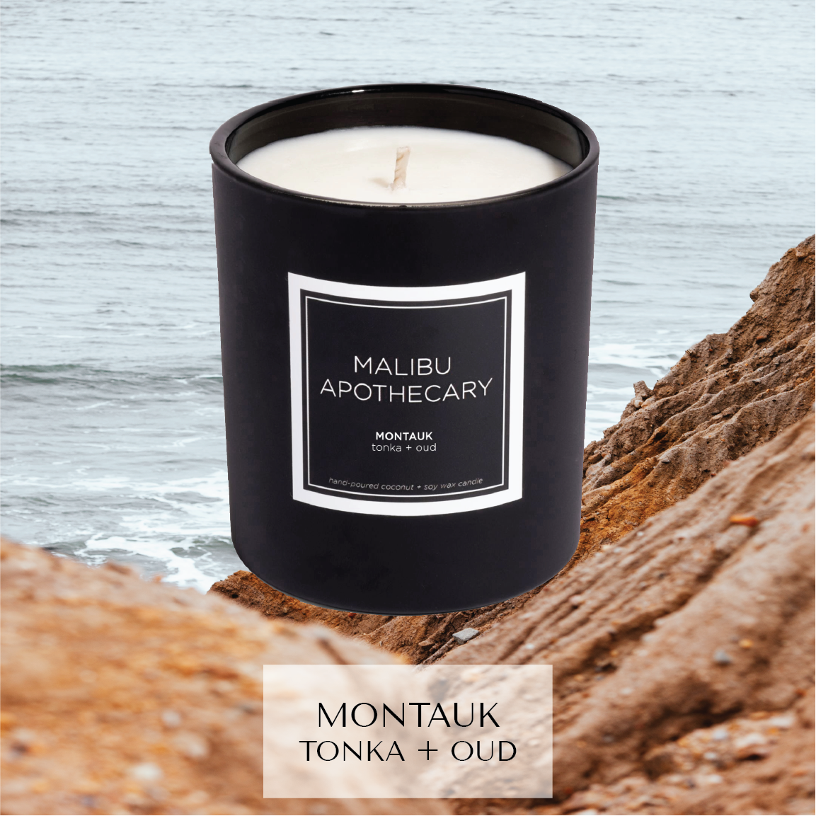 Matte Black Candle by Malibu Apothecary