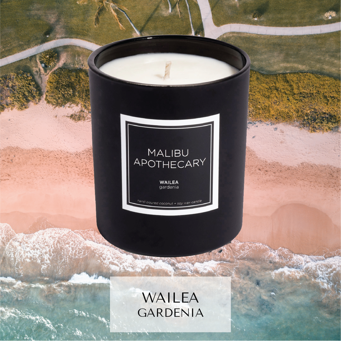 Matte Black Candle by Malibu Apothecary