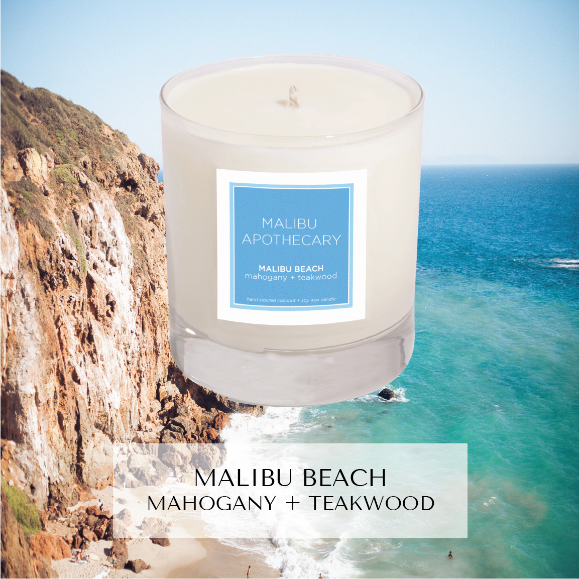 Clear Gloss x Blue Candle by Malibu Apothecary