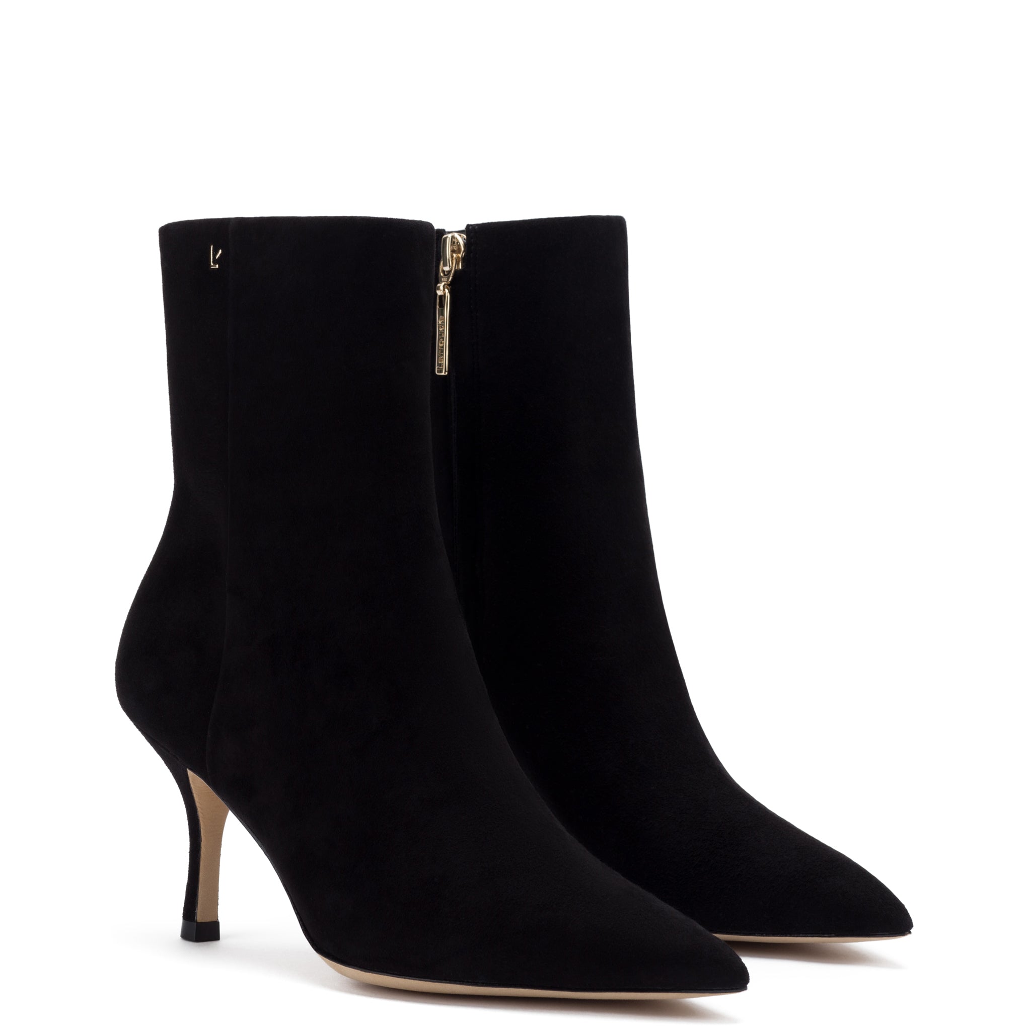 Mini Kate Boot In Black Suede by Larroudé