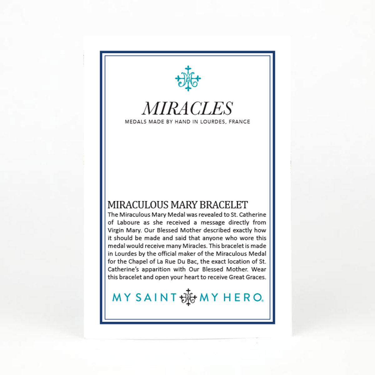 Miracles Miraculous Mary Charm Bracelet by My Saint My Hero