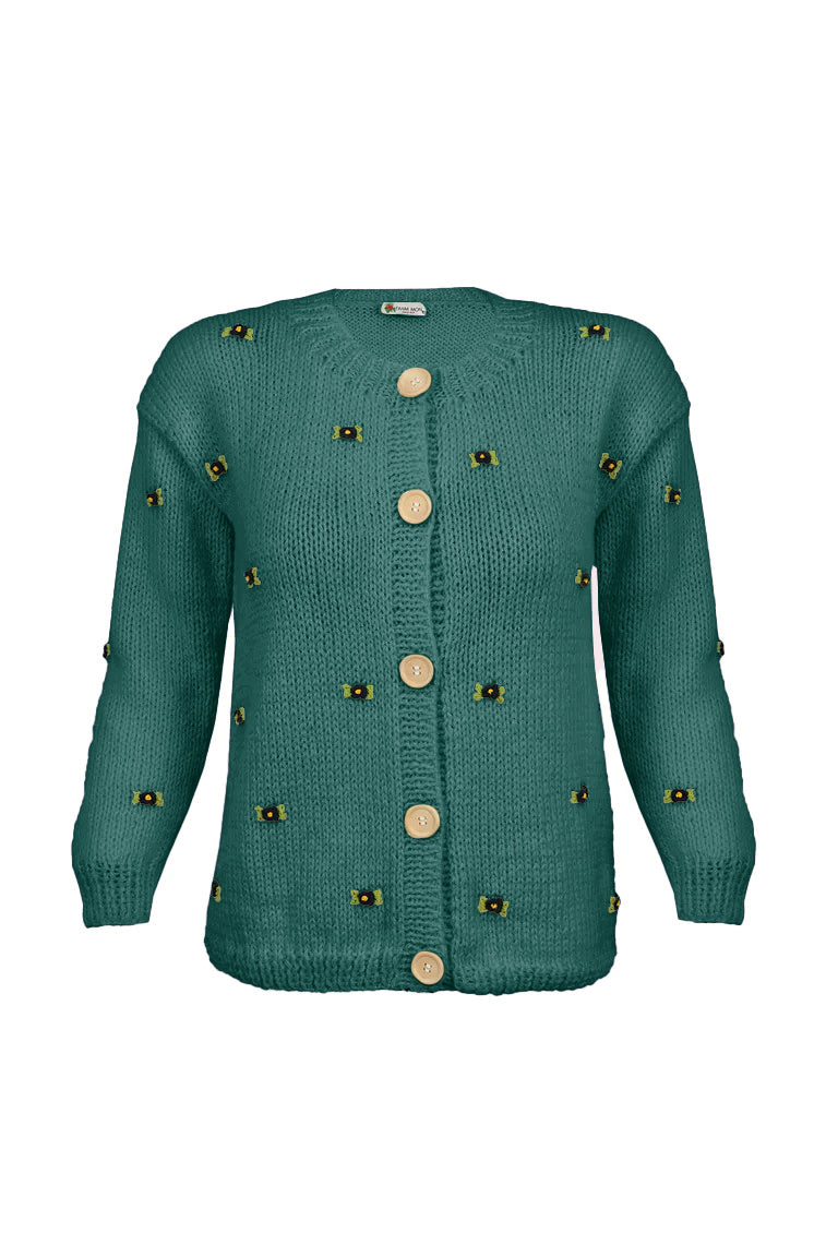 MUSCARI COTTON CARDIGAN BY FANM MON