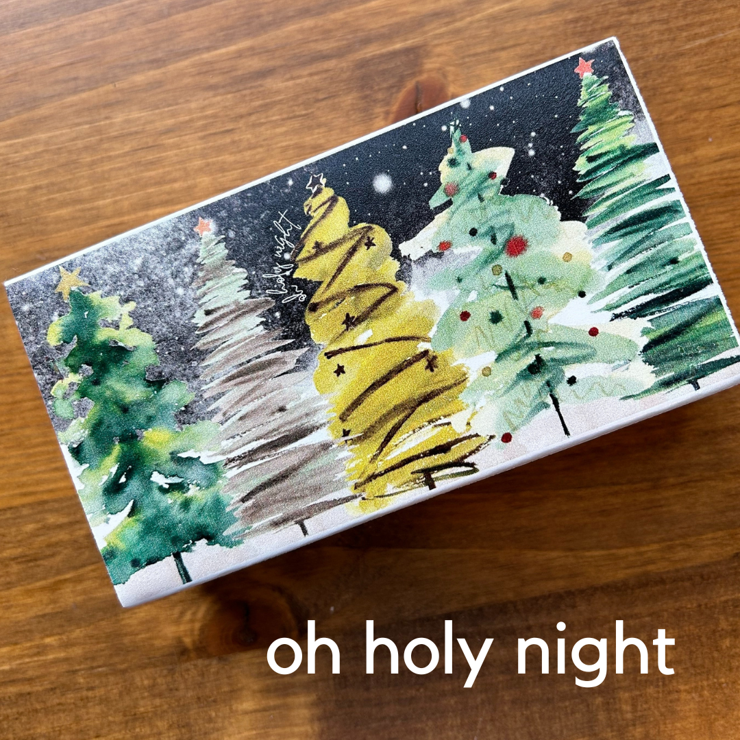 Watercolor Art Matchbox by Alli + Jean