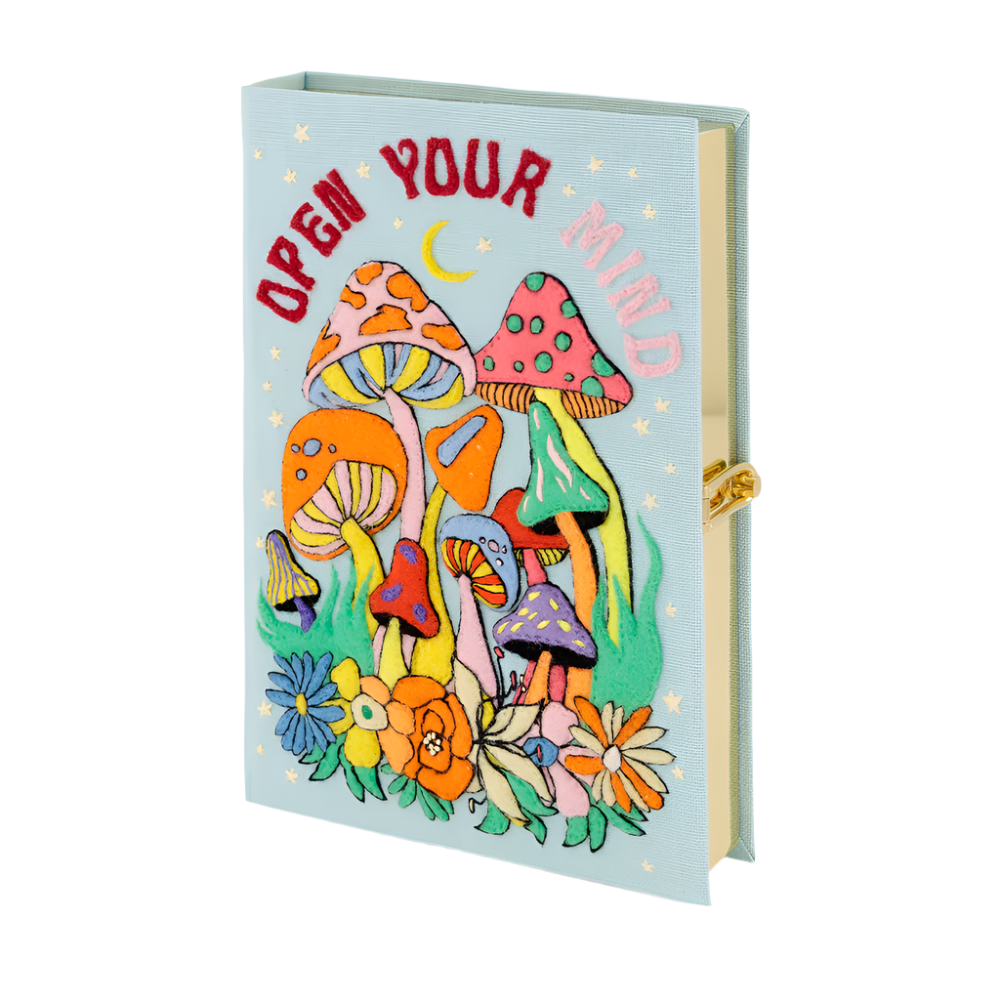 Open Your Mind Book Clutch by Olympia Le-Tan