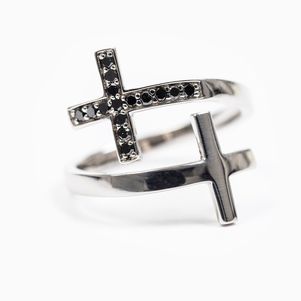 Pillar of Faith Ring - Black Diamonds by My Saint My Hero