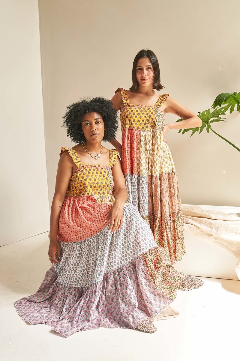 Provincial Patchwork Dress by Llani