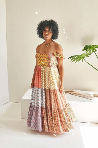 MARA' DRESS – QUILT PRINT LAST ONE | Wylder Shop