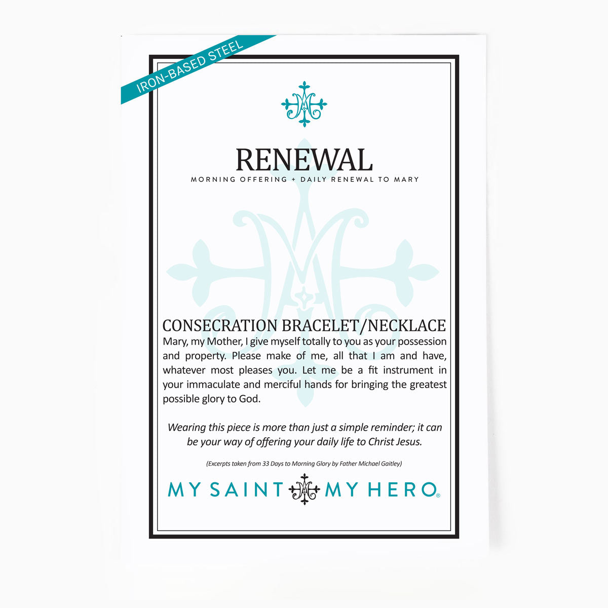 Renewal Consecration Necklace by My Saint My Hero