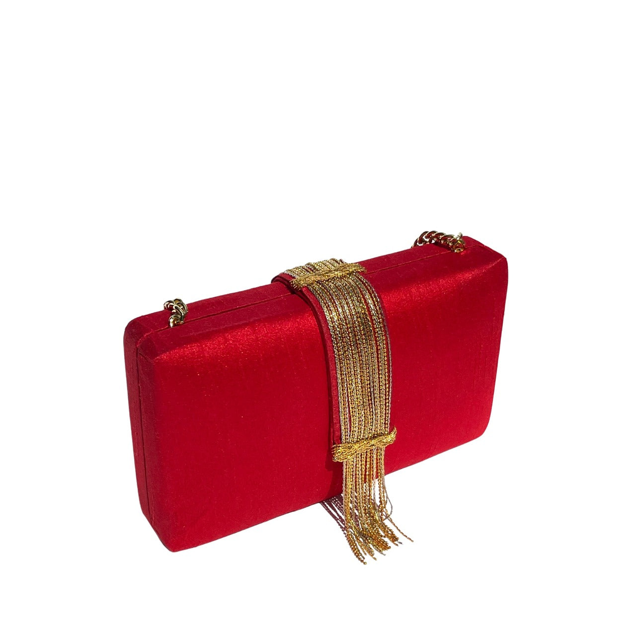 Ruby Fringe Clutch by Simitri