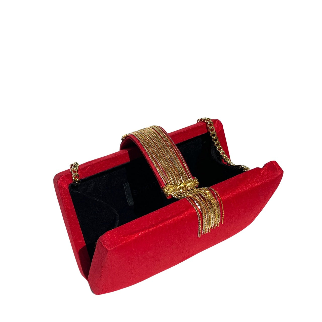 Ruby Fringe Clutch by Simitri