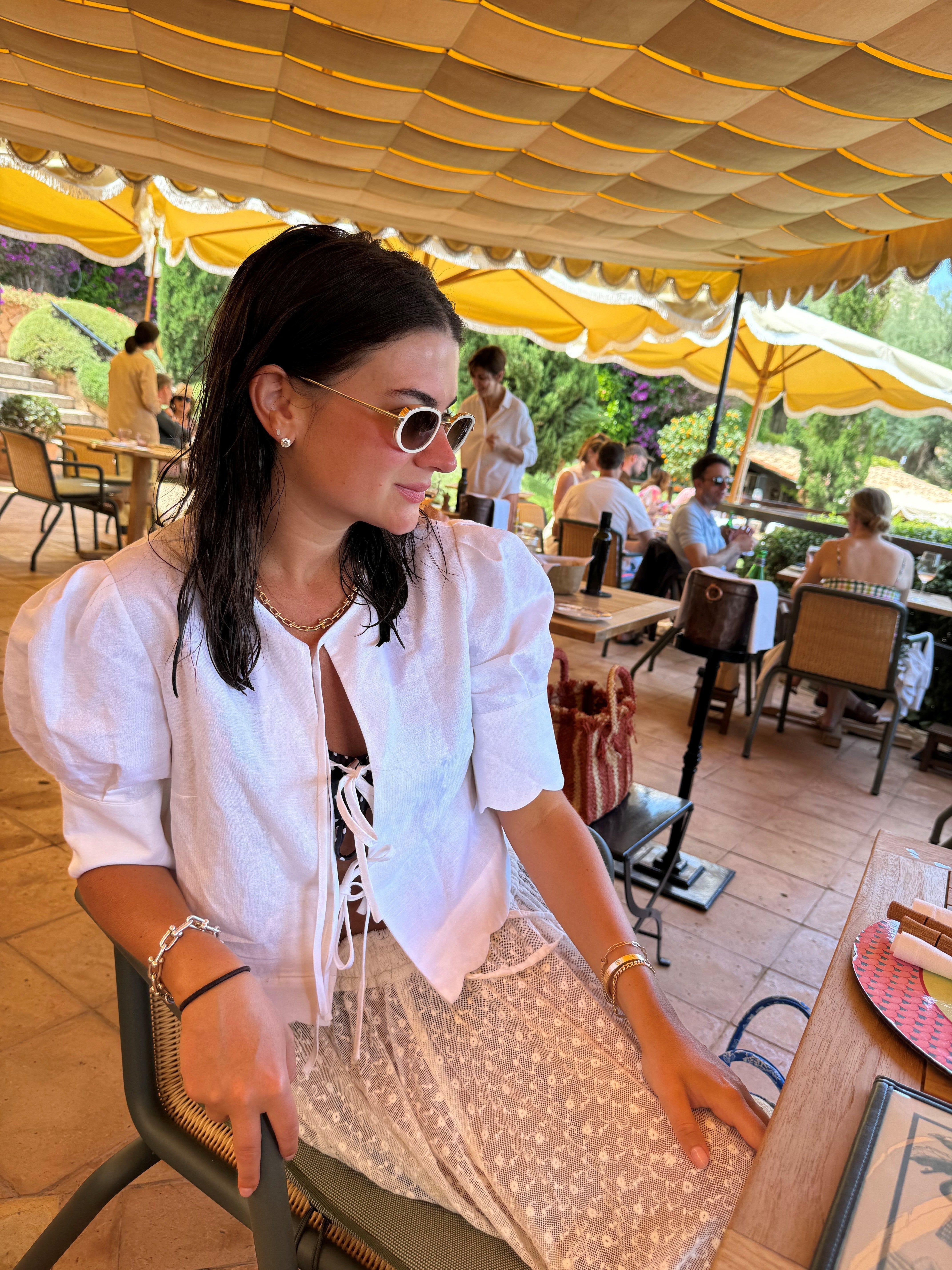 Scalloped Top White by Sister