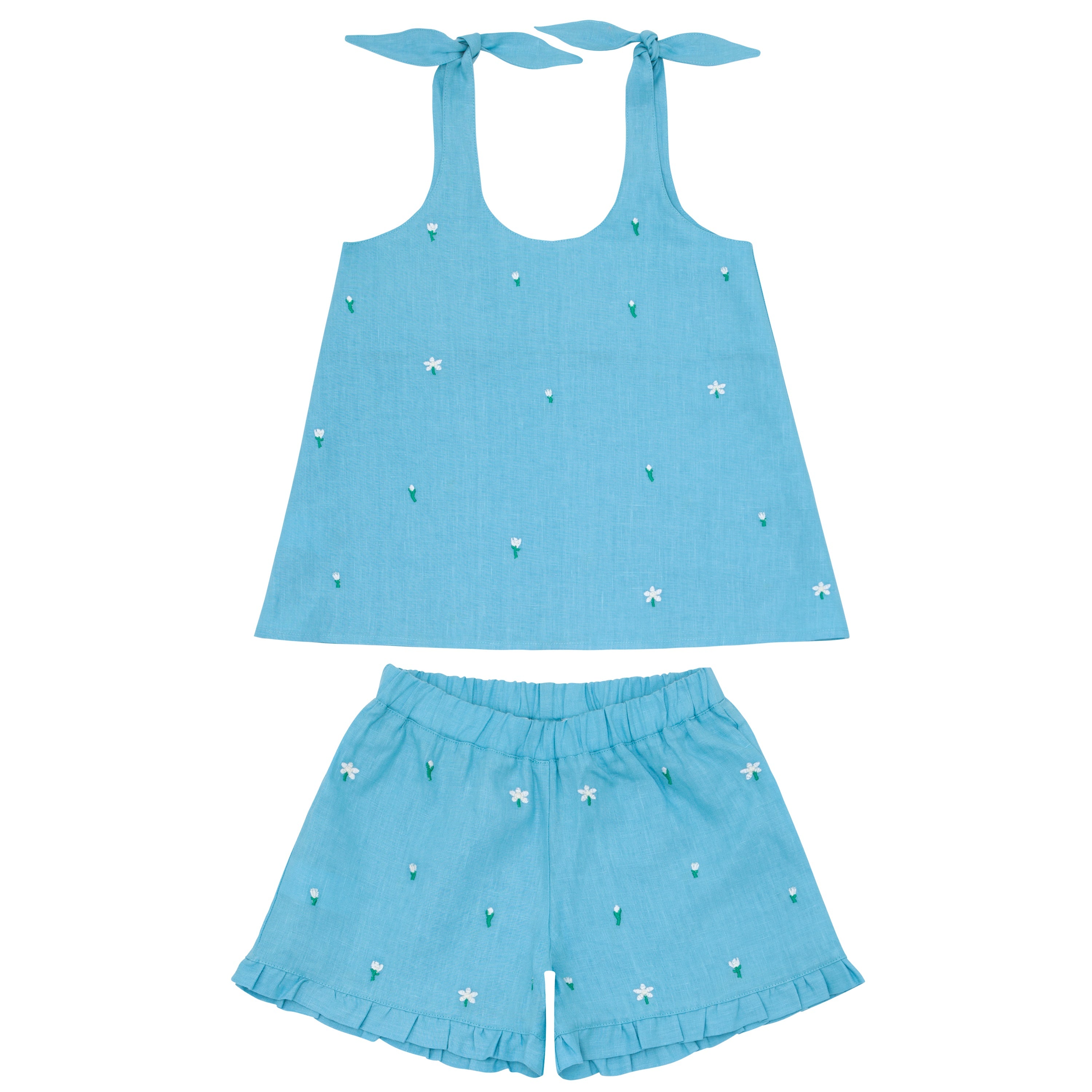 Fanm Mon x Minnow Girl's 2 Piece Short Set